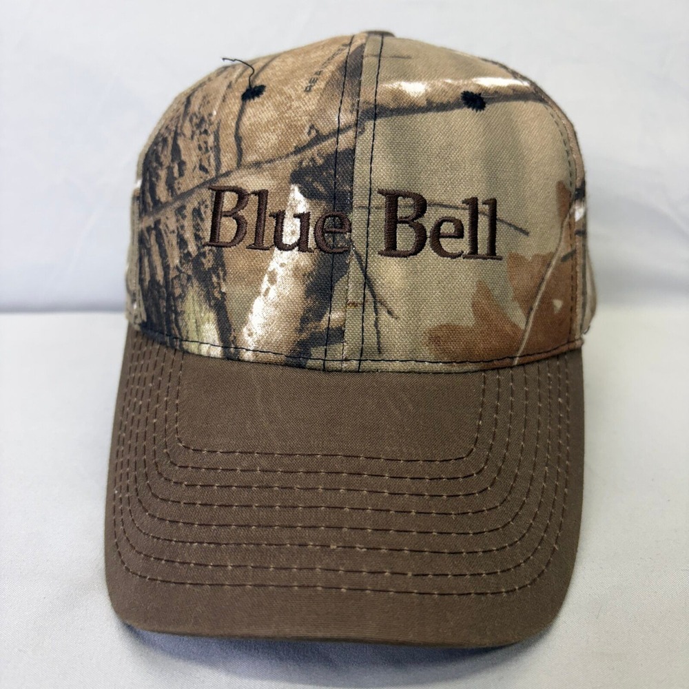 Blue Bell Baseball Hat Realtree Camo Mens OSFM Brown Snapback Cap